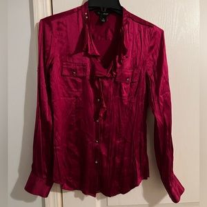 WHBM Red Blouse